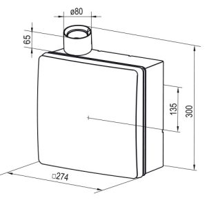SIKU Ventilator VNV 1B 80 KV H - slika 3