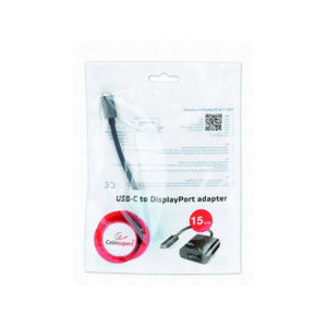 Adapter USB-C na DisplayPort, črn, 0.15m - Image 2