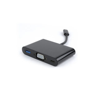 Adapter USB-C 3-in-1, TF, VGA, USB 3.0