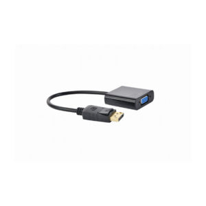 Adapter DisplayPort na VGA, črn
