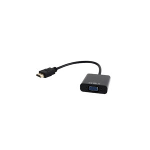 Adapter HDMI na VGA + audio, črn