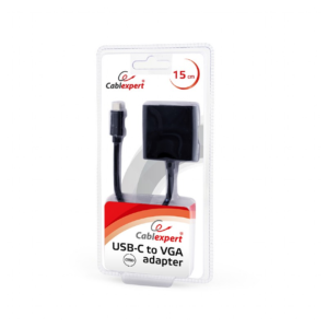 Adapter USB-C na VGA, črn, blister - Image 2