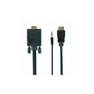 Kabel HDMI na VGA + audio 1.8m - odprta embalaža