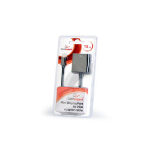 Adapter Mini DisplayPort na VGA, črn, blister