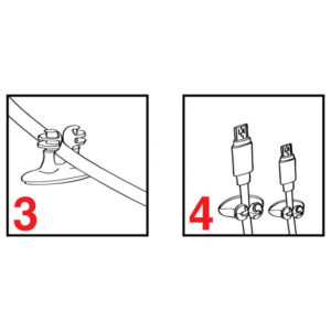 Pritrdilec za kabel samolepilni 8 kosov - Image 6