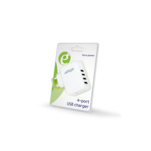 Polnilec 4xUSB 3.1A bel - slika 7