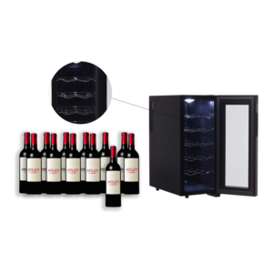 Vinska vitrina 33L / 12 steklenic Adler AD 8083 - Image 8