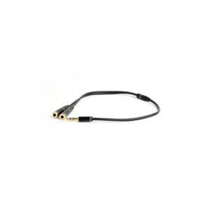 Avdio kabel 1x 3.5mm M - 2x 3.5mm Ž 10cm - Image 2
