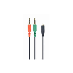 3,5mm jack adapter na slušalke+mikrofon M - slika 1