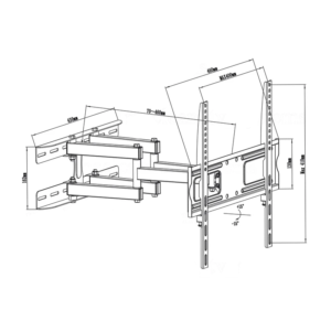 Nosilec za LCD TV Maclean MC-760 26''- 55'' - Image 6