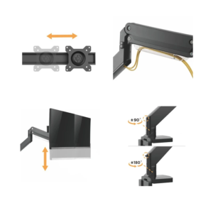 Nosilec za dva monitorja NanoRS RS115 17'' - 32'' - Image 6