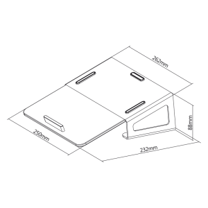 Stojalo za prenosnik MyWall HT 16L - slika 8