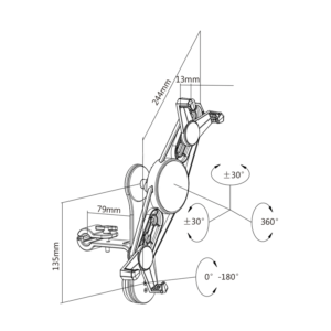Nosilec za tablico Maxtrack HT4L - Image 3