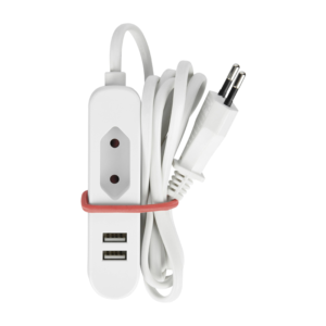 Električni podaljšek 1,4m z 2x USB polnilnima priključkoma - Image 2