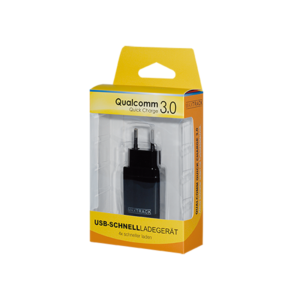 Polnilec MaxTrack 1x USB 1x QC 3.0 MQ1 črn - slika 3
