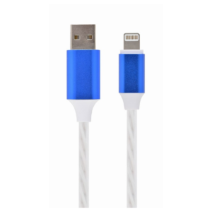 LED osvetljen kabel USB na Apple Lightning 1m - slika 1
