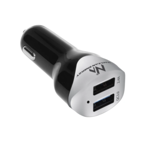 Polnilec za avto Maclean MCE157 2xUSB z kablom QC 3.0 - slika 1