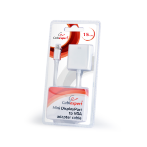 Adapter Mini DisplayPort na VGA, bel, blister - Image 2
