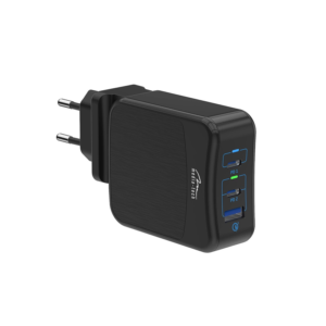 Polnilec 2x USB-C, 1X USB 65W Media-Tech MT 6252 - slika 1