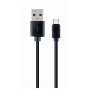 Kabel USB-A na USB-C 1m črn - Image 1