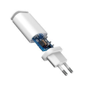 Polnilec za telefon Forever QC 3.0 1x USB 18W bel - Image 2