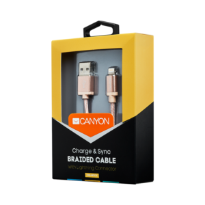 Kabel USB na Apple Lightning Canyon 1m zlat - slika 2