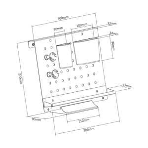 Namizni organizator Maxtrack HZ27L - Image 5