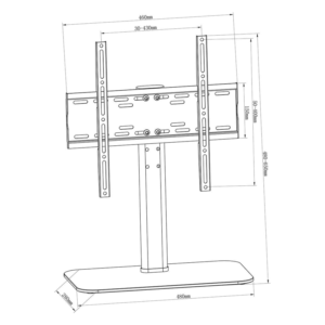 Stojalo za LCD TV MyWall HP 2 BWL 32''-55'' - Image 2