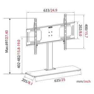 Stojalo za LCD TV MyWall HP 2 DL 32''-65'' - Image 2
