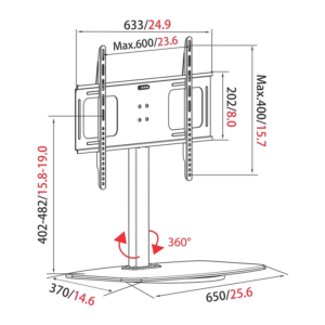 Stojalo za LCD TV MyWall HP 2 DRL 32''-65'' - slika 4