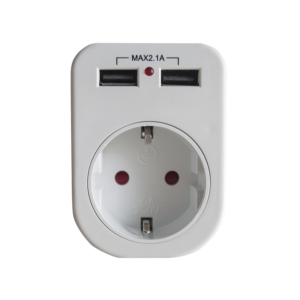 Vtičnica z dvema USB vhodoma NV80L - Image 2