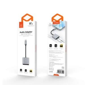 Adapter USB-C na 2xUSB-C Mcdodo siv - Image 9