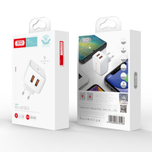 Polnilec za telefon XO L61 2xUSB 2,4A bel - Image 2