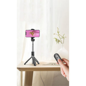 Selfie stick tripod XO BT SS08 črn - Image 3