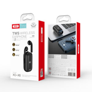Bluetooth slušalke XO X6 TWS črne - Image 4