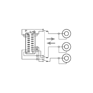 Adapter SCART / 3x RCA s stikalom - Image 2