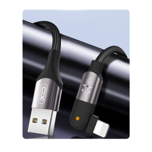 Kabel USB na 8-pin Lightning 180° XO NB176 1,2m 2,4A črn - slika 2