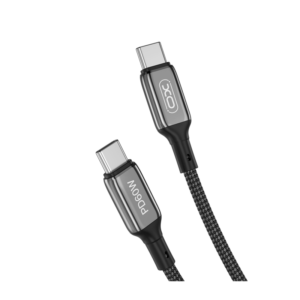 Kabel USB-C na USB-C XO NB-Q180B 1m 60W črn - slika 1