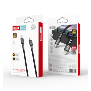 Kabel USB-C na Lightning 8-pin XO NB183A 1m 20W črn - Image 2