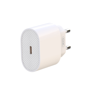 Polnilec za telefon XO L81B PD 20W 1X USB-C bel - Image 1