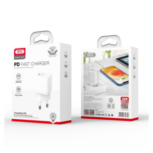 Polnilec za telefon XO CE01B PD 20W 1xUSB-C bel - Image 2