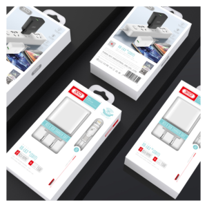 Polnilec za telefon XO L63 QC 1xUSB bel + microUSB kabel - Image 2