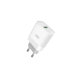 Polnilec za telefon XO L63 QC 1xUSB bel - slika 1