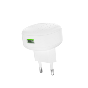 Polnilec za telefon XO L86 QC3.0 18W 1xUSB bel - slika 1