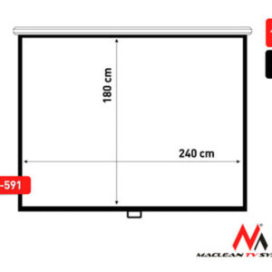 Projekcijsko platno Maclean MC-591 240 x 180 cm - Image 3