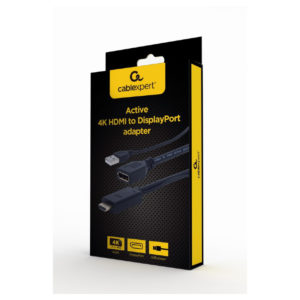 Adapter 4K HDMI M na DisplayPort Ž aktivni - Image 2