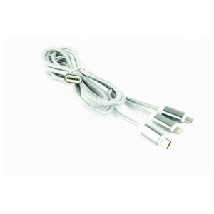 Kabel Cablexpert USB combo 3-v-1 srebrn - Image 3