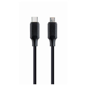 Kabel USB-C na microUSB 1,5m črn - Image 1