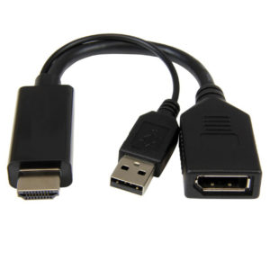 Adapter 4K HDMI M na DisplayPort Ž aktivni - Image 1