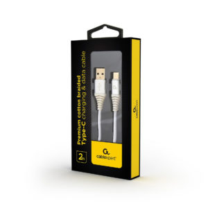 Kabel USB-A na USB-C 2m Premium bel - Image 2
